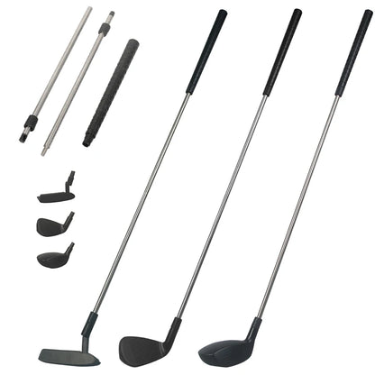 Detachable Golf Club, Lightweight Plastic Head, for Putting and Chipping Practice, Training Aid, Indoor and Outdoor Golf Trainer