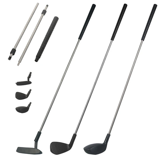 Detachable Golf Club, Lightweight Plastic Head, for Putting and Chipping Practice, Training Aid, Indoor and Outdoor Golf Trainer
