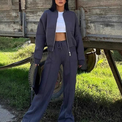 100% Cotton Sweat Pant 2 Piece Flare Pants Set Men Two Piece Sets Women Jogger Track Suit Sweatpants and Hoodie Sets