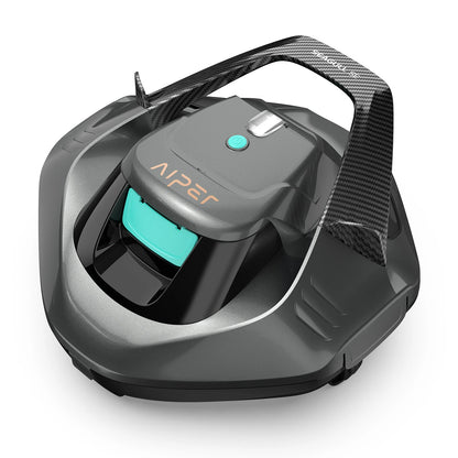 AIPER Seagull SE 2026 Cordless Robotic Pool Vacuum with 1320GPH Strong Suction, Lasts 90 Mins Runtime, LED Indicator,Pool Vacuum for Above-Ground Pool up to 40 Feet,Refurbished