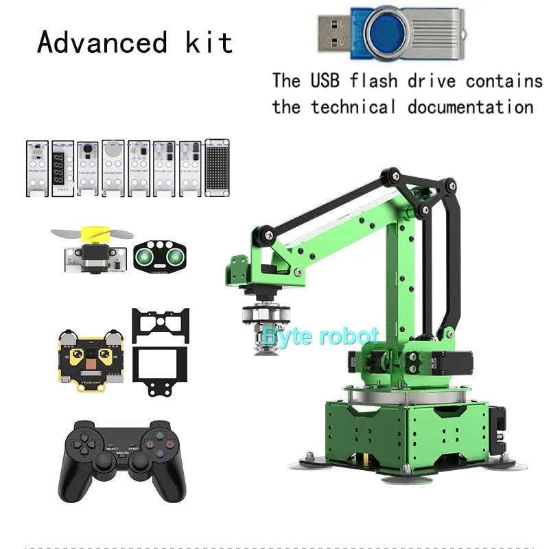 MaxArm 5 Axis Robot Arm Open Source Inverse Kinematics Robotics Manipulator for Arduino and AI Python ESP32 Programmable Robot