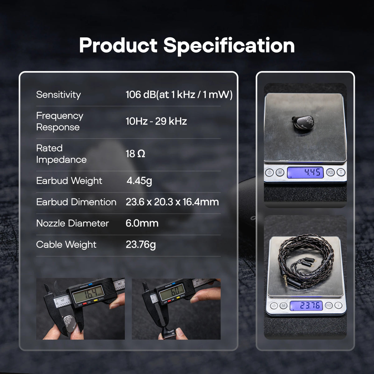 Linsoul Kiwi Ears Cadenza II IEM 10mm Titanium DD with KARS 2.0 Premium Construction Hifi Earphones