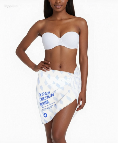 CREATE YOUR OWN Quick Dry Women's Beach Short Wrap Dress