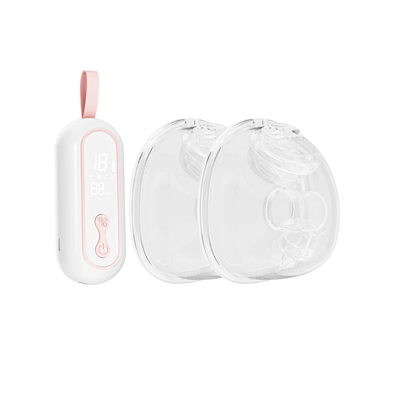 MAMIJOY AV66 Wearable Breast Pump  Portable Low Noise Breastfeeding Pump with 4 Modes 15 Levels Double Electric Breast Milk Pump