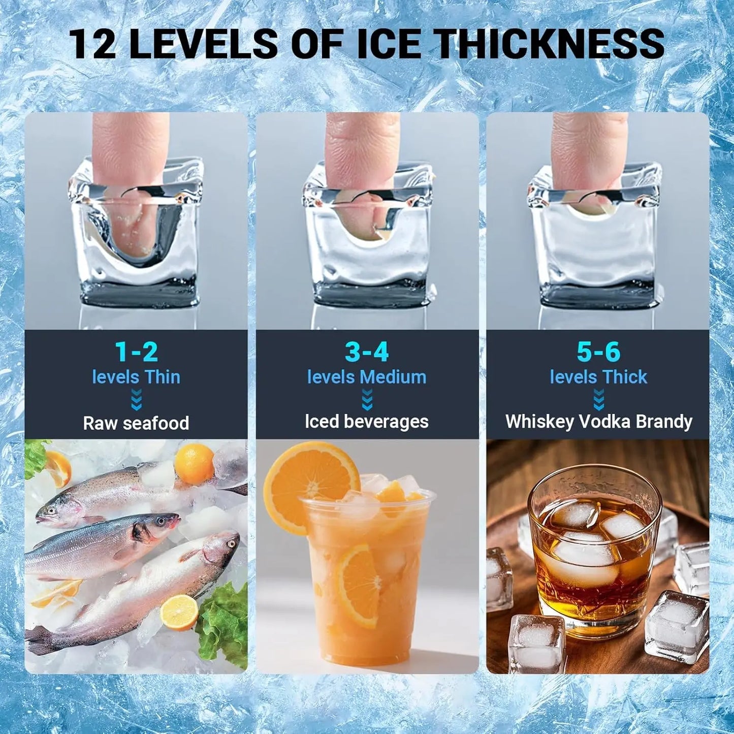 Commercial Ice Maker Machine 680LBS/24H, 560LBS Storage Bin, Commercial Ice Machine with Self- Cleaning Industrial Ice Machine