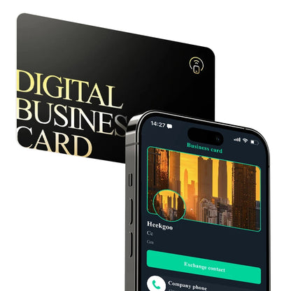 NFC Business Card Fast Reading Smart Name Card Digital Business Card Contactless Business Gift Social Recognition Card