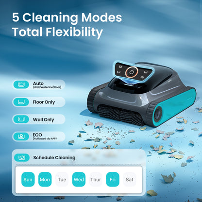 (2026 Upgrade) Aiper Scuba S1  Pool Cleaner Robot,Floor,Wall,Waterline,270-Min Runtime,Shallow Area Cleaning, Smarter Navigation,11 High-Precision Sensors, App SupportI&PX8,Refurbished