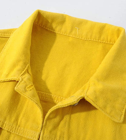 High Premium Casual Jackets for Women Breathable Denim Streetwear Button Wholesale Pakistan Suppliers' Washed Technique