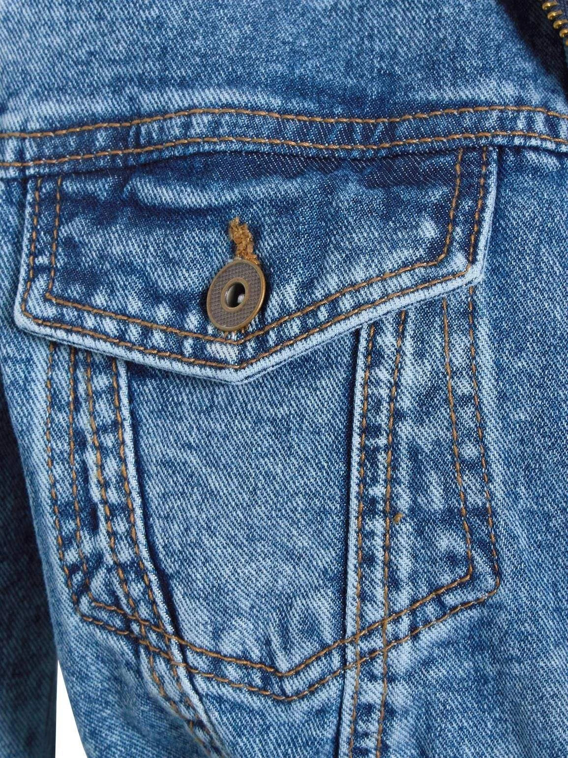 High Premium Quality Heavy Weight Washed Button Women Denim Jackets Polyester/Cotton Vintage Winter Clothing Wholesale