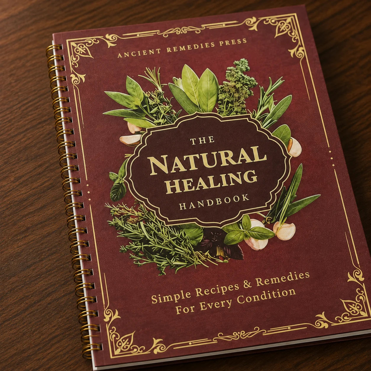The Natural Healing Handbook: Herbal Remedies & Simple Recipes for Everyday Wellness