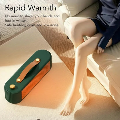 AOFEN Desktop Personal Heater Level 2 (800W-1000W) Rapid Heating in 2 Seconds Compact Size Office Space Heater Foot Warmer with Automatic Power-Off