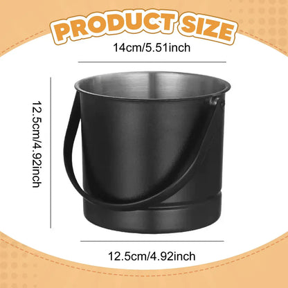 Stainless Steel Ice Bucket Champagne Wine Beer Cooler with Handle for Home Kitchen Party Bar Portable 1.5L/2L/2.5L /2.8L