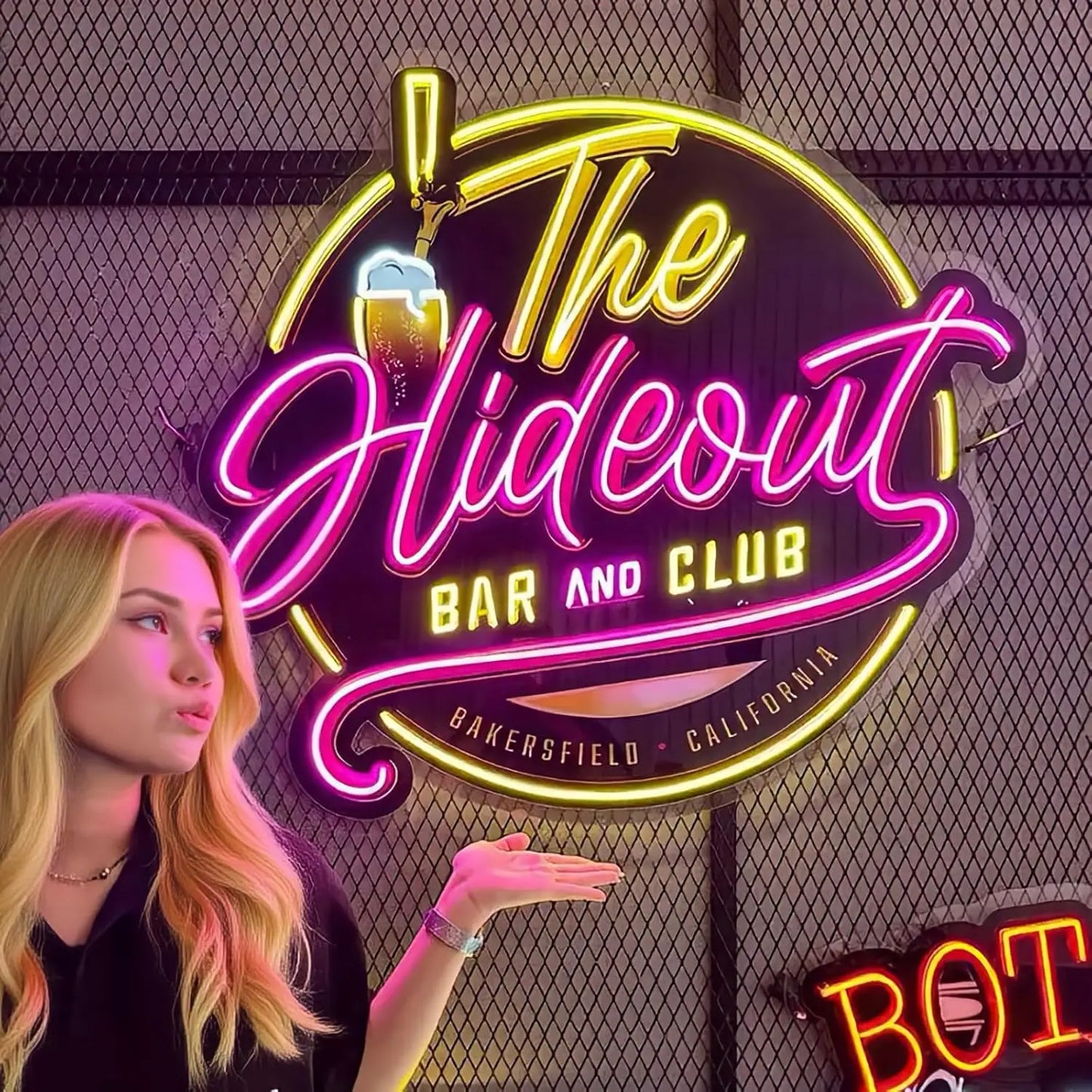 Custom LED Neon Sign Large Size Business Logo Commercial Grade Signage Restaurant Cafe Bar Office Storefront Decor Wall Light