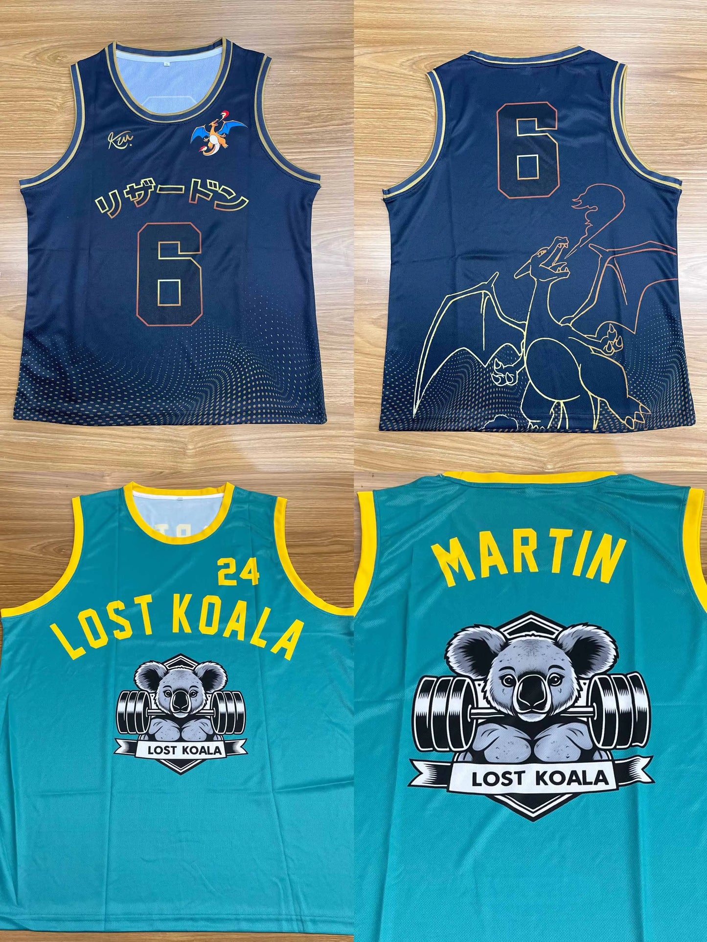 Round Neck Personalized Basketball Jersey Custom Full Sublimation Team Name/Number Training Athletic Shirts for Male/Lady/Kids