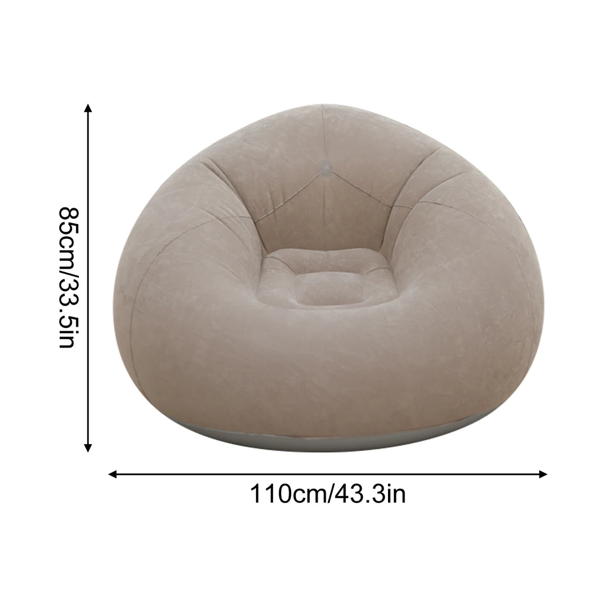 1PC Inflatable Bean Bag Chairs Outdoor Blow Up Camping Chairs