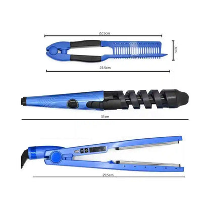 Straightener Kit, Hair Curler Hair Straightener Set