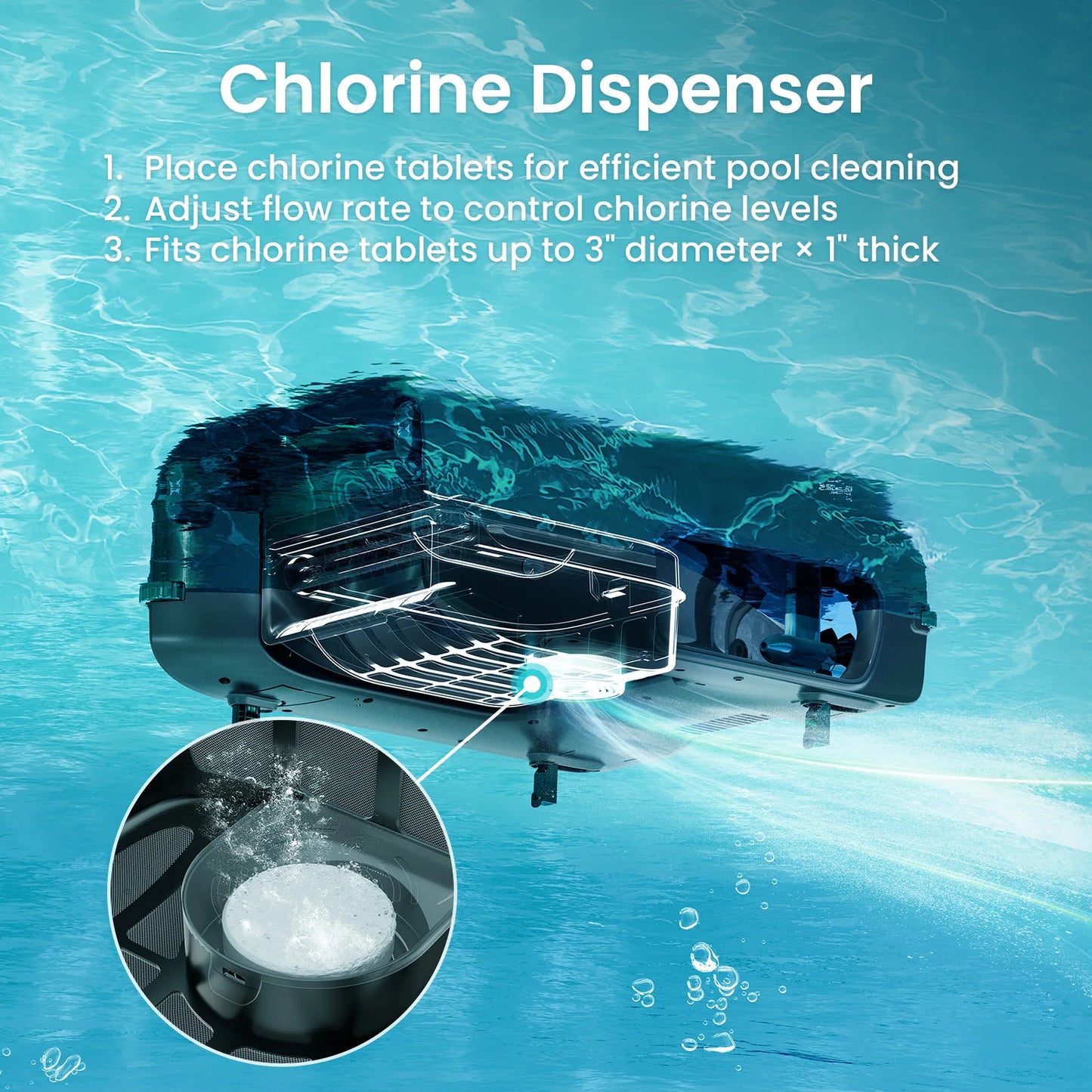 AIPER EcoSurfer S2 Solar Pool Skimmer Robot 24/7 Continuous Cleaning, Gray | App Support, Dual Charging Modes, Smart Obstacle Avoidance, 150-um Filtration, OTA Upgrade, Leak-Proof Baffle, Edge Cleaning,Refurbished