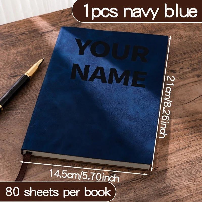 Personalized Name Soft Notebook, Durable & Stylish for School, Meetings, Journaling and Gifting