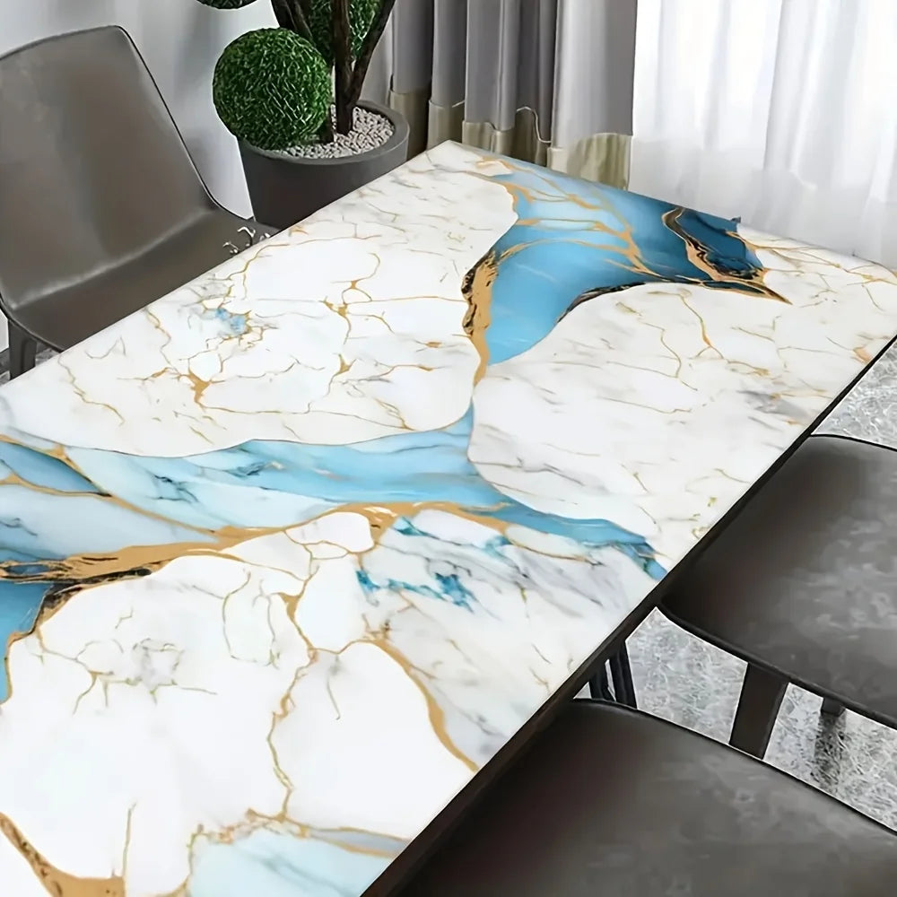 Marble Self-Adhesive Wallpaper Waterproof and Oil Resistant PVC Stickers Kitchen and Living Room Background Wall Wallpaper
