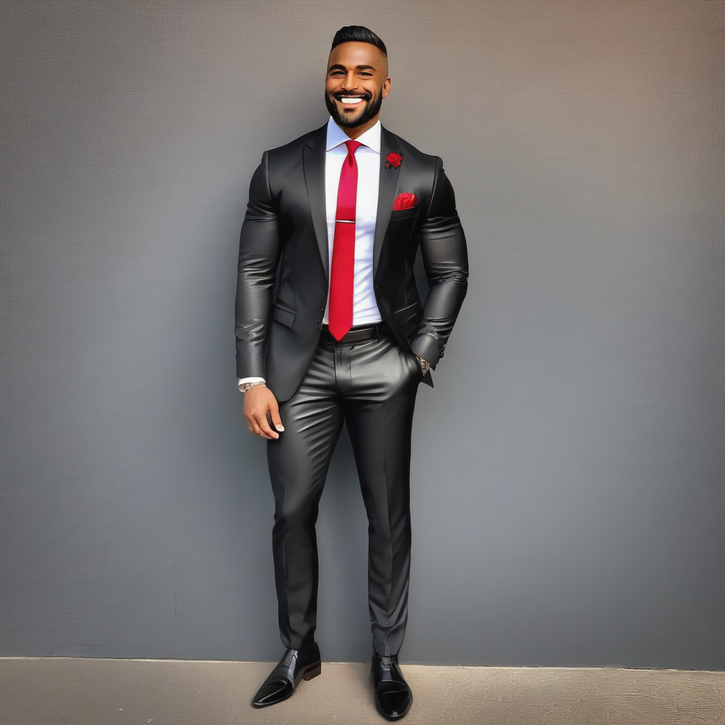 HANDSOME Formal Plus Size Men's Suit Jacket Business Suit