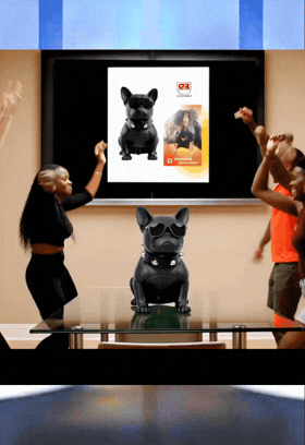 RED Bulldog Bluetooth Speaker - Portable Wireless Sound with Deep Bass and Long Battery Life