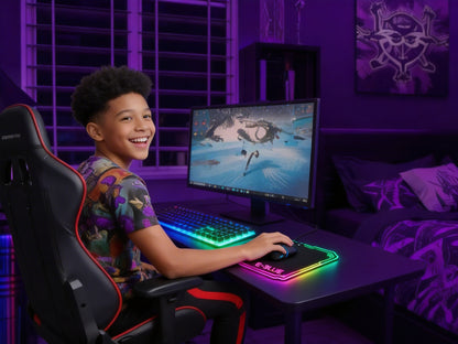 Glowing Gaming Mouse Pad for Enhanced Precision and Comfort