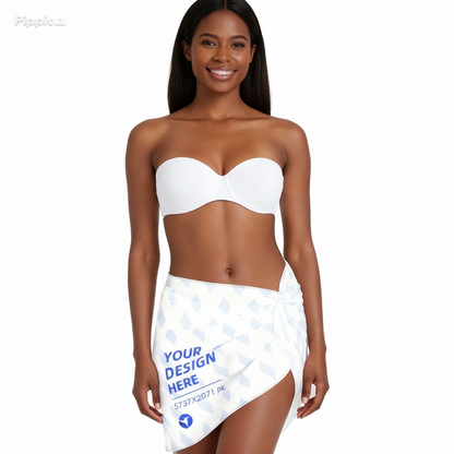 CREATE YOUR OWN Quick Dry Women's Beach Short Wrap Dress