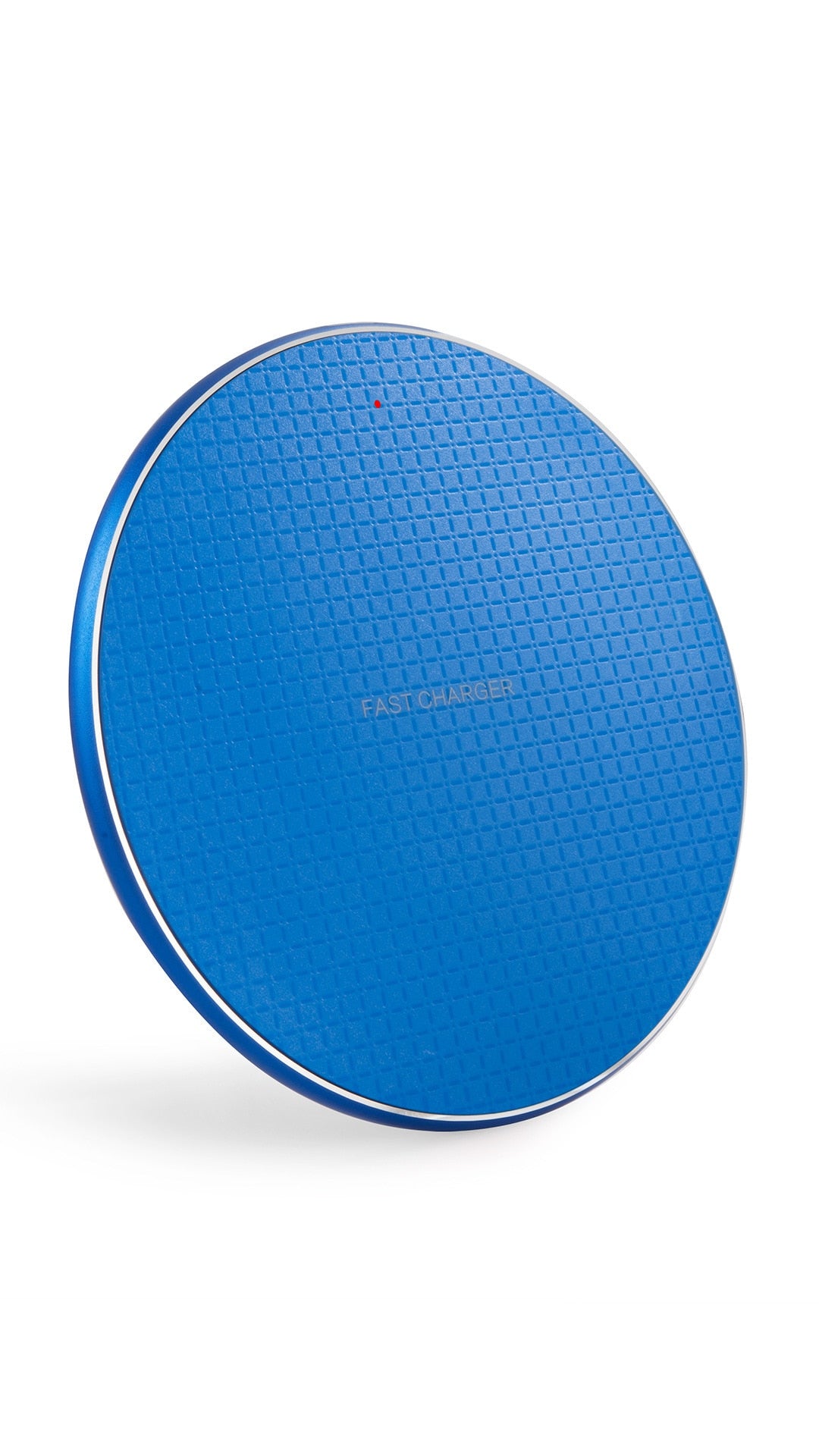 Round wireless ultra-thin charger new product 10W aluminum alloy mobile phone wireless charger gift gift Android Apple universal