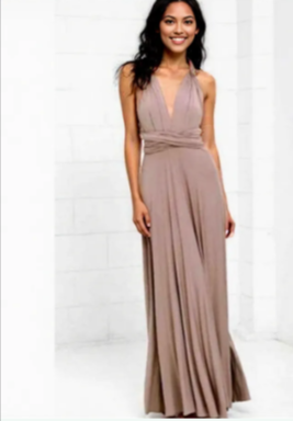 Red Hot Multiway Bandage Maxi | Sexy Backless Club & Party Long Dress | Summer Boho Convertible Infinity Dress