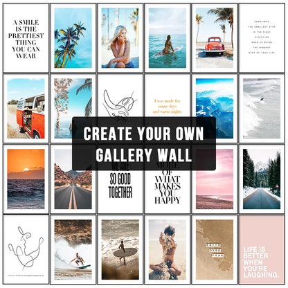 Motivational Poster Nature Travel Summer Sea Beach Sand Surfing Unframed Wall Art Boho Kitchen Decor House Decoration Wall Art