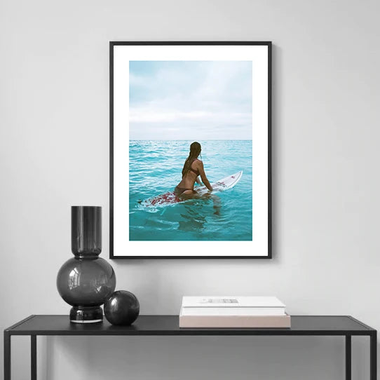 Motivational Poster Nature Travel Summer Sea Beach Sand Surfing Unframed Wall Art Boho Kitchen Decor House Decoration Wall Art