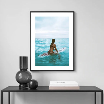 Motivational Poster Nature Travel Summer Sea Beach Sand Surfing Unframed Wall Art Boho Kitchen Decor House Decoration Wall Art