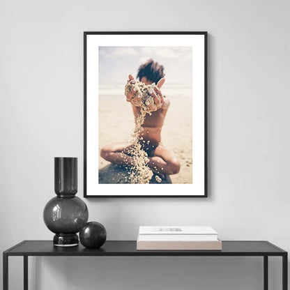 Motivational Poster Nature Travel Summer Sea Beach Sand Surfing Unframed Wall Art Boho Kitchen Decor House Decoration Wall Art