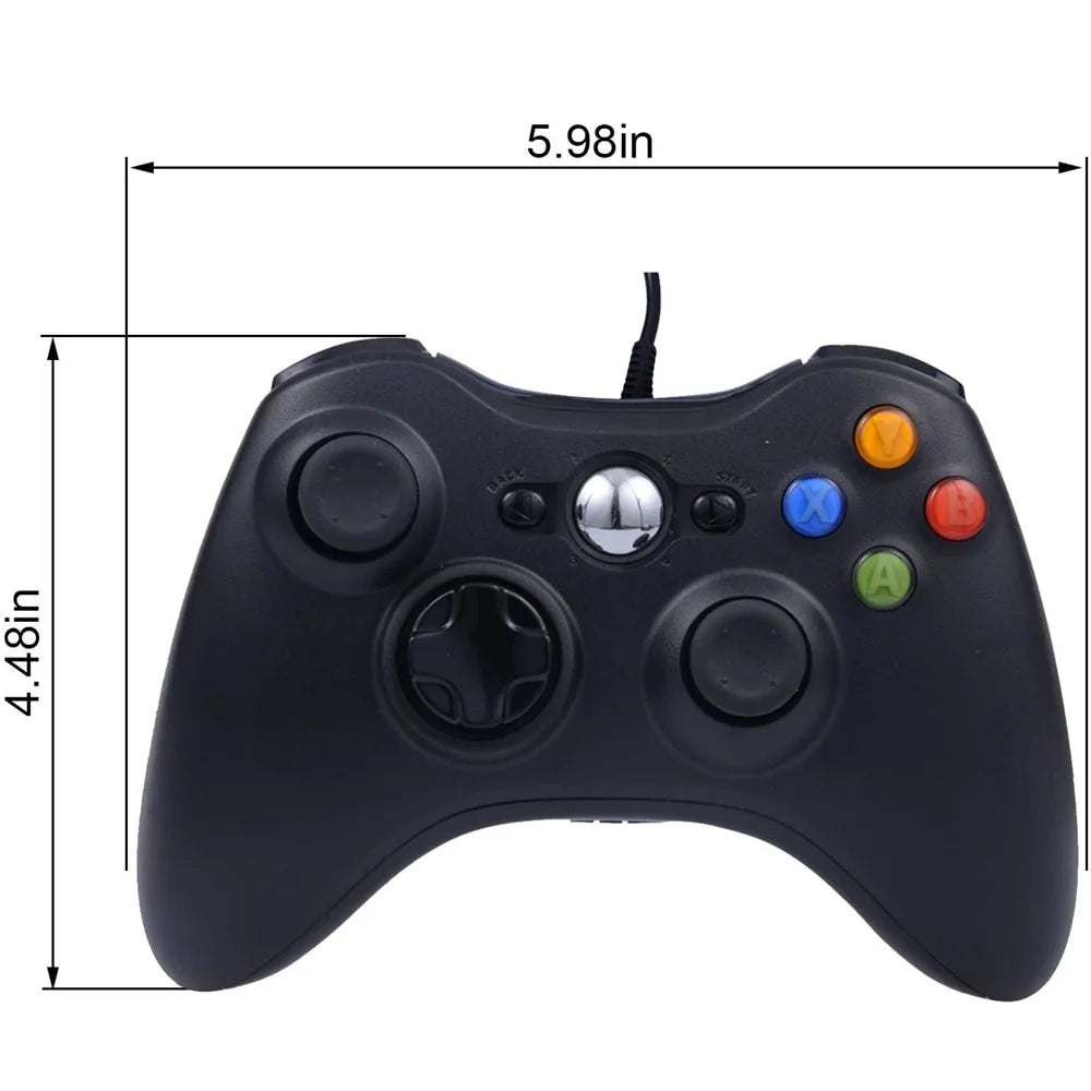 Gamepad For PC/ XBOX 360 USB Controller Wired game console vibration handle computer joystick Support Win7/8/10 System Joypad