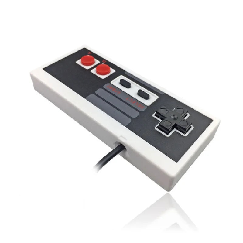 6FT Classic Controller Gaming Joystick Joypad for NES Console Compatible with NTSC And PAL System Classic Style