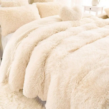 35   New Arrival Long Shaggy Throw Blanket Bedding Sheet Large Size Warm Soft Thick Fluffy Sofa Sherpa Blankets Pillowcase