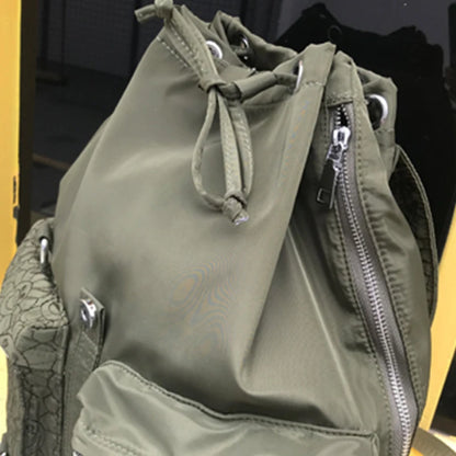 iPinee Oxford Backpack For Women Large Capacity Luxury Designer Schoolbag With Sun Flower High Quality Casual Travel Bag