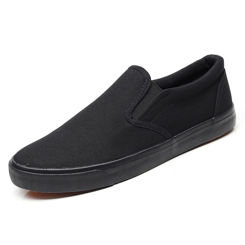 FUQIAO New Canvas Driving Shoes Men Green Black Yellow White Vulcanized Lazy Canvas Shoes Mens Designer Sneakers Fashion Men
