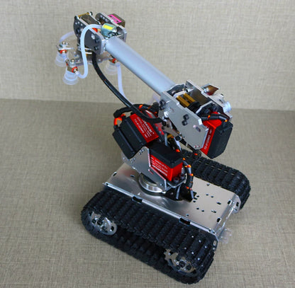Arduino 7 Dof Large Suction Air Pump Robot Arm Multi DOF Manipulator Mindustrial Robotic Model 6-Axis Robot Claw Gripper
