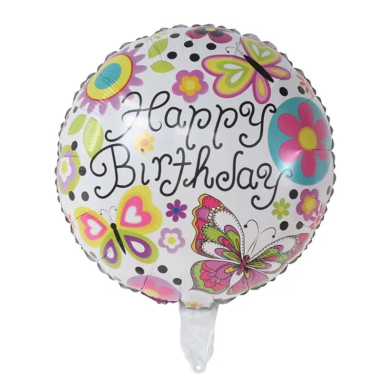 10pcs 18inch Happy Birthday Balloons Baby Shower Balloon Happy Birthday Party Decoration Foil Globos