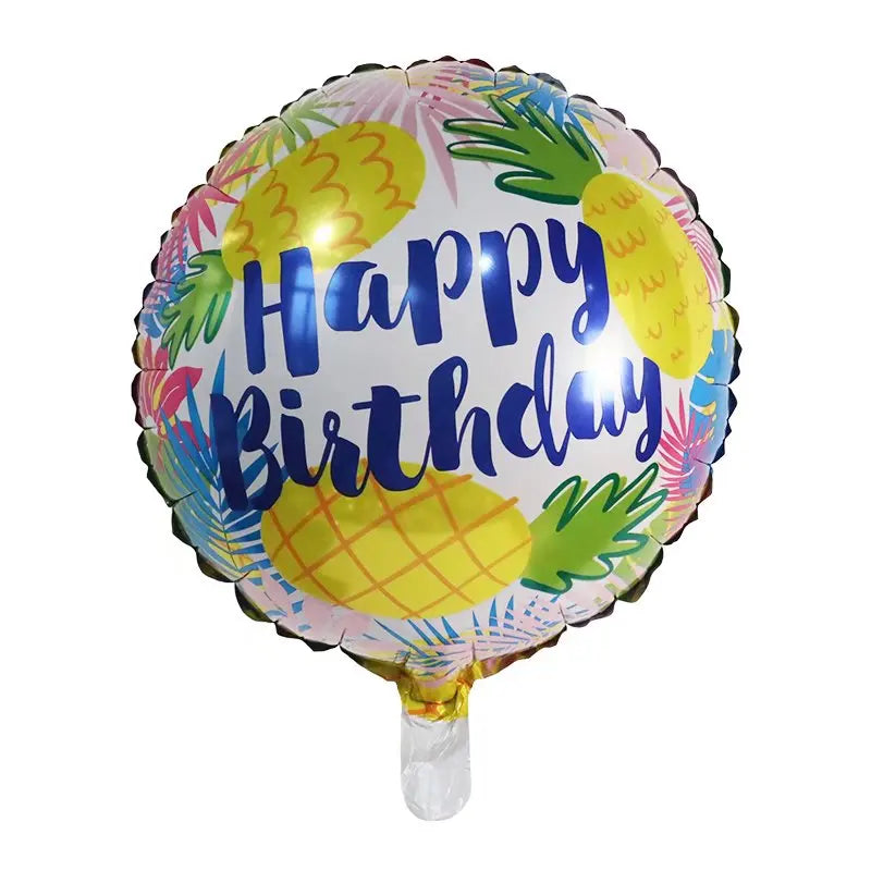 10pcs 18inch Happy Birthday Balloons Baby Shower Balloon Happy Birthday Party Decoration Foil Globos