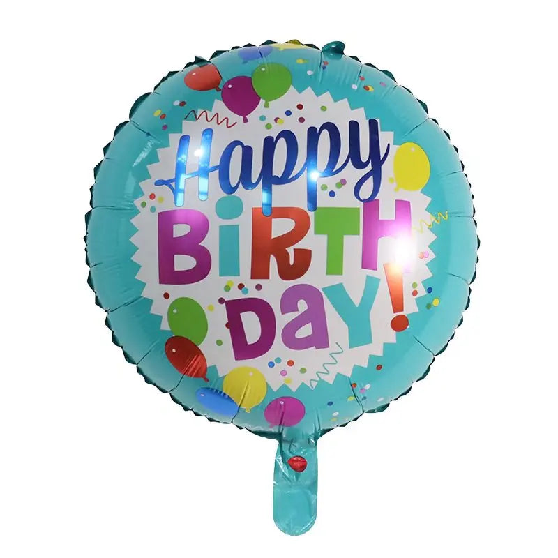 10pcs 18inch Happy Birthday Balloons Baby Shower Balloon Happy Birthday Party Decoration Foil Globos