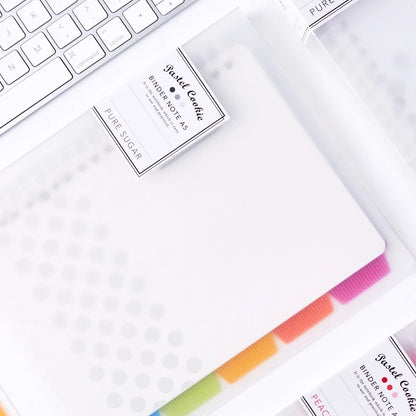 JIANWU japan KOKUYO Macaron note book loose leaf inner core A5 B5 notebook diary plan binder office school supplies ring binder