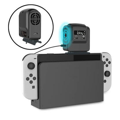 Console External Cooler Fans USB Power Turbo Temperature Cooler Fan for Nintendo Switch OLED Game Heatsink Radiator Accessories