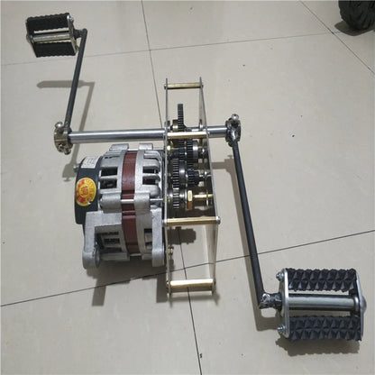 Pedal generator brushless 12V 24V 2000W 220V 800W high-power DC battery charging AC permanent magnet