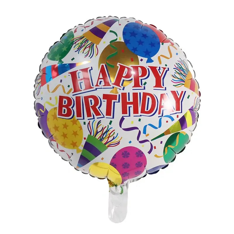 10pcs 18inch Happy Birthday Balloons Baby Shower Balloon Happy Birthday Party Decoration Foil Globos