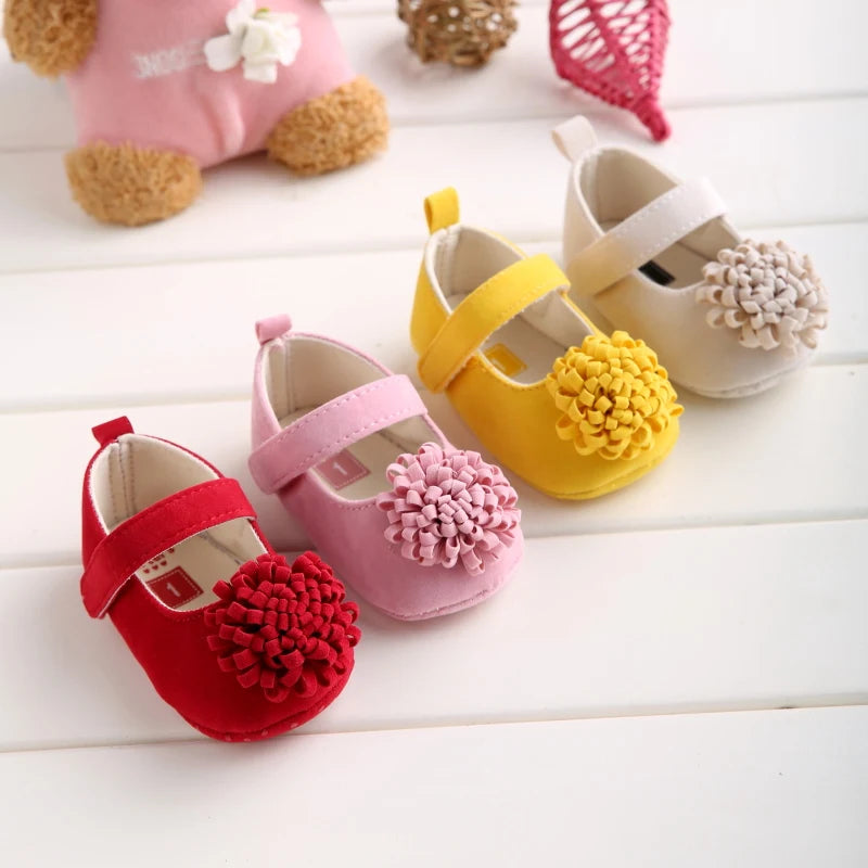 0-18 Months Newborn Baby Girl Walking Shoes Princess Shoes Little Baby Soft Bottom Anti Drop Girls Toddler Shoes
