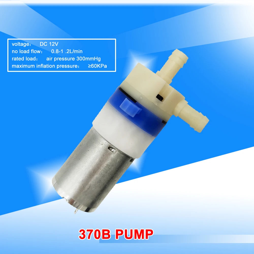 12V Micro DC Water Pump Food Grade Water Dispenser 370 Mini Pump 0.7-1.2L/min Low Noise Long Life Self-priming Pump Customized