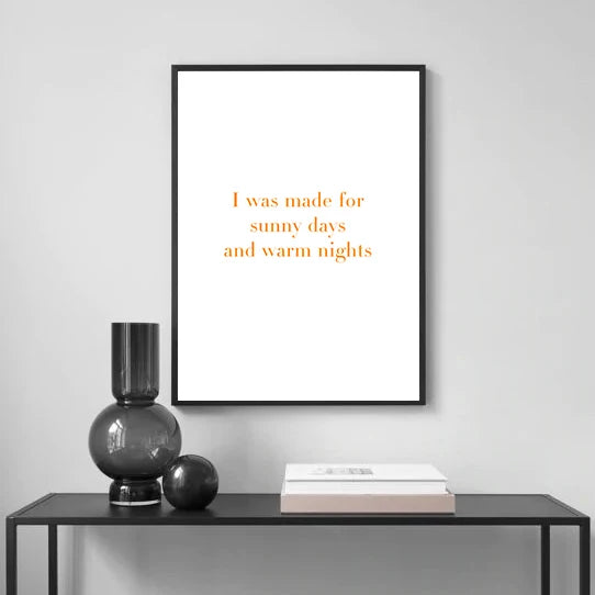 Motivational Poster Nature Travel Summer Sea Beach Sand Surfing Unframed Wall Art Boho Kitchen Decor House Decoration Wall Art