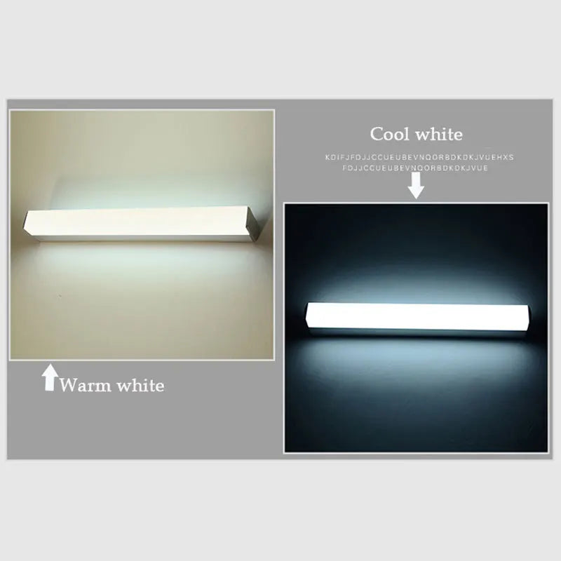 LED Wall Lights Nordic 12W/16W/22W Mirror Light Simple Bathroom Decor Lamps AC85-265V Aluminum Home Decors Interior Wall Lamp